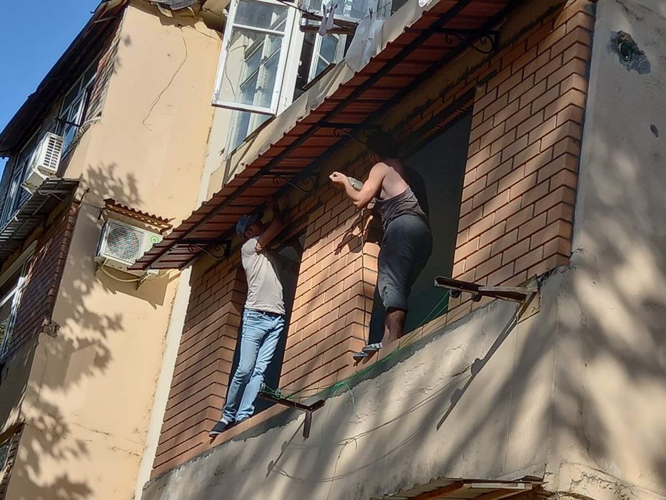 Установка козырьков над окнами - Cтроительные услуги Ташкент на Olx