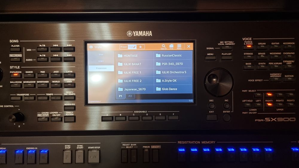 Vand Orga Yamaha PSR-SX900