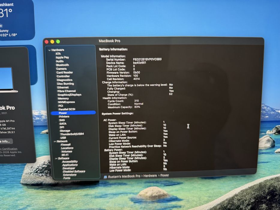 MacBook Pro M1 Pro 16” 16/512