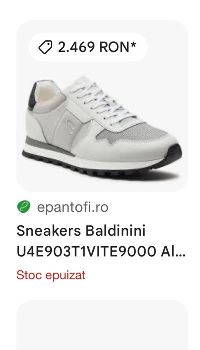 Sneakers BALDININI masura 42 model deosebit