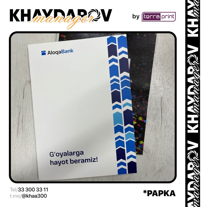 Poligrafiya va reklama mahsulotlari