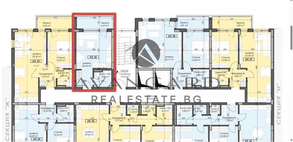 Продава се Едностаен апартамент в Пловдив, Тракия - 43 кв.м за 708 €/кв.м - Снимка #1