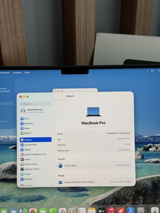 Macbook Pro 14 M5 Pro - 1TB/24GB - Nou
