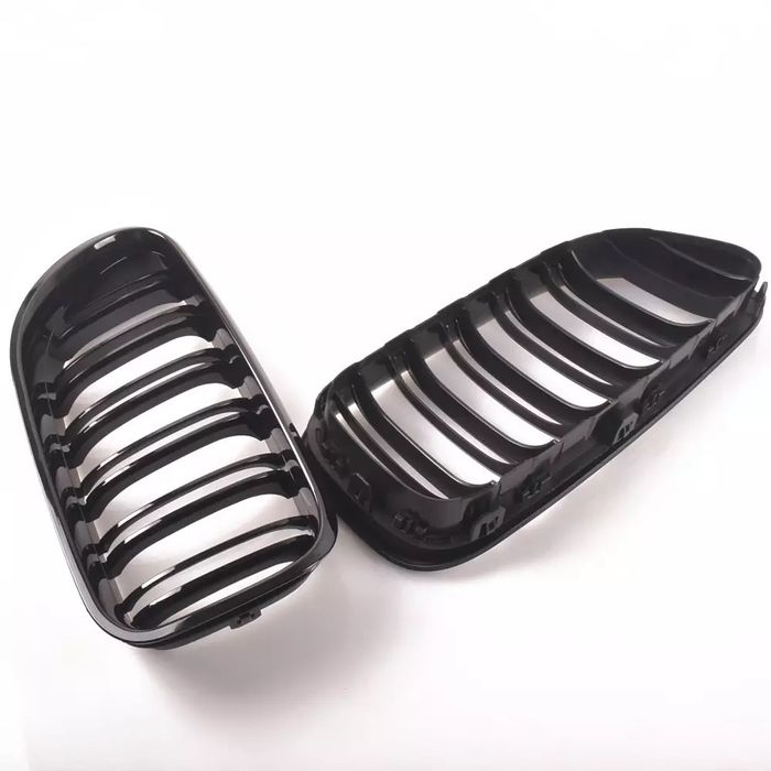 Grile grila nari duble Piano Black Bmw Seria 6 F06 F12 13