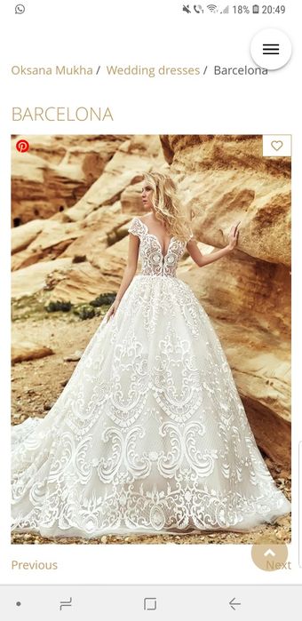 Rochie de mireasa Oksana Mukha