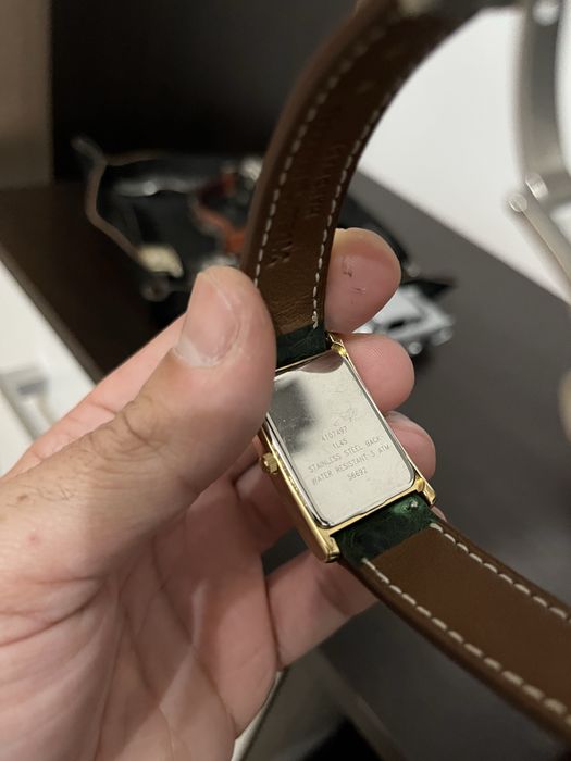 Superb ceas Dugena Tank Gold Quartz - unic in Romania