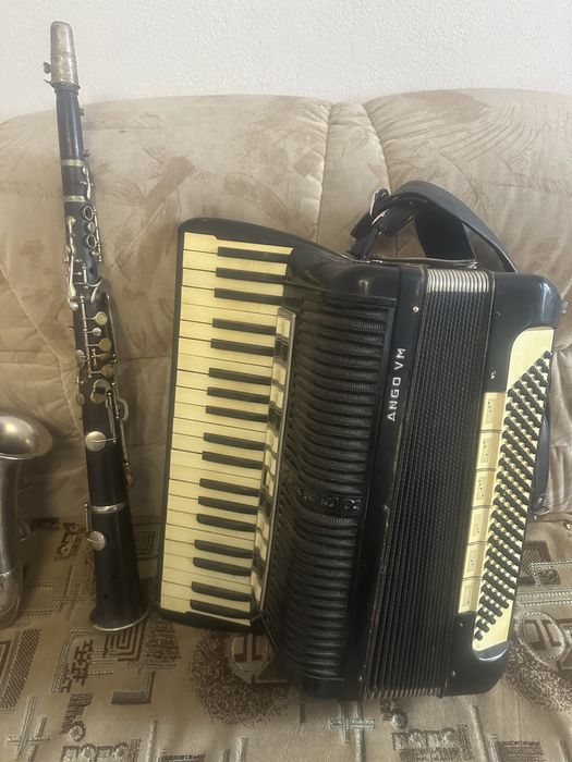 Instrumente mezicale Acordeon ,Taragot ,Saxofon