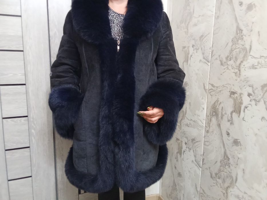 Шуба дублёнка 54-56р.