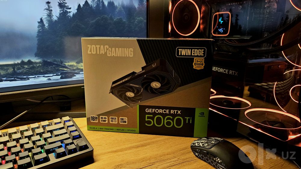 RTX 5060ti 16GB zotac, договорная +1 Fan