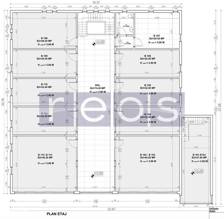 Spatiu Comercial | 760 Mp | P+1 | 24 Incaperi | 380 Mp Pe Etaj