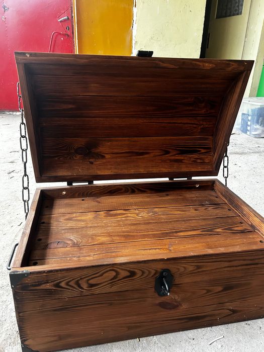 Дървени сандъци за декорация-10 бр