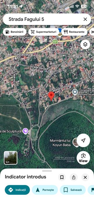 Vand Teren intravilan in orasul Babadag (610m2)