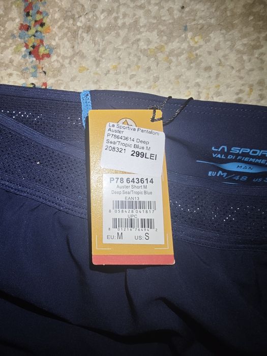 Pantaloni scurti alergare trail barbati La Sportiva M PRET FIX