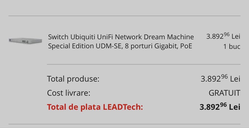 Ubiquiti UDM SE- Next Generation Firewall