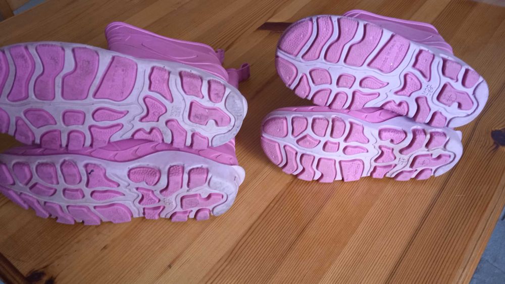 Гумени розови ботуши 30/31 номер и 32/33 номер