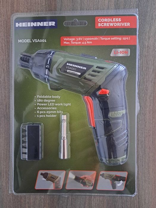 Surubelnita cu acumulator VSA001 HEINNER