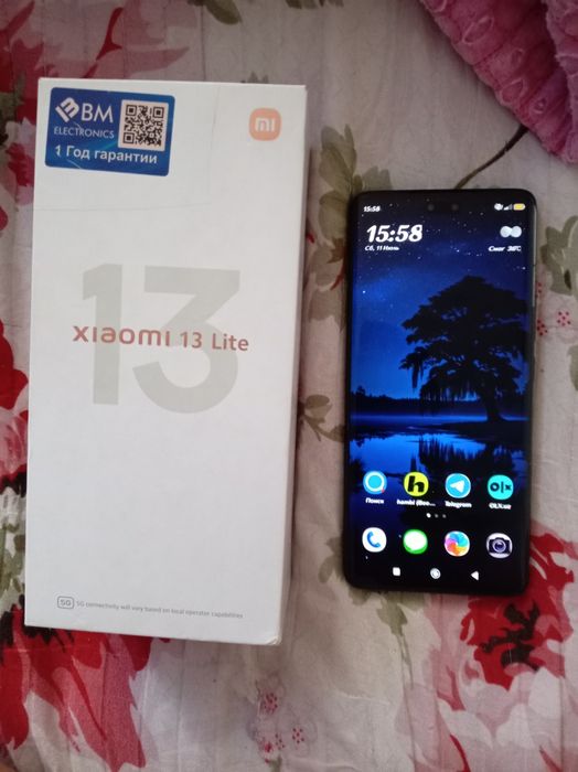 Обмен Xiaomi MI 13 Lite 8/256гб.