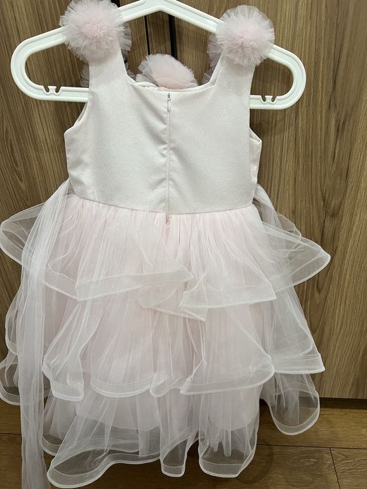 Детское платье розовое