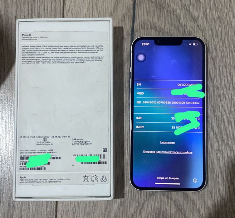 iPhone 13 128 Gb айфон 13 Оригинал