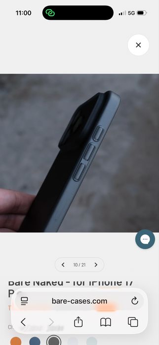 Husa slim thin ultra-subtire iPhone 17 Pro Bare Case Smokey