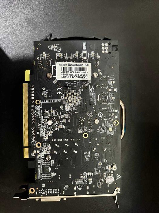 Продам видеокарту Arktek Radeon RX 580 8GB (Б/У 1 месяц, коробка есть)