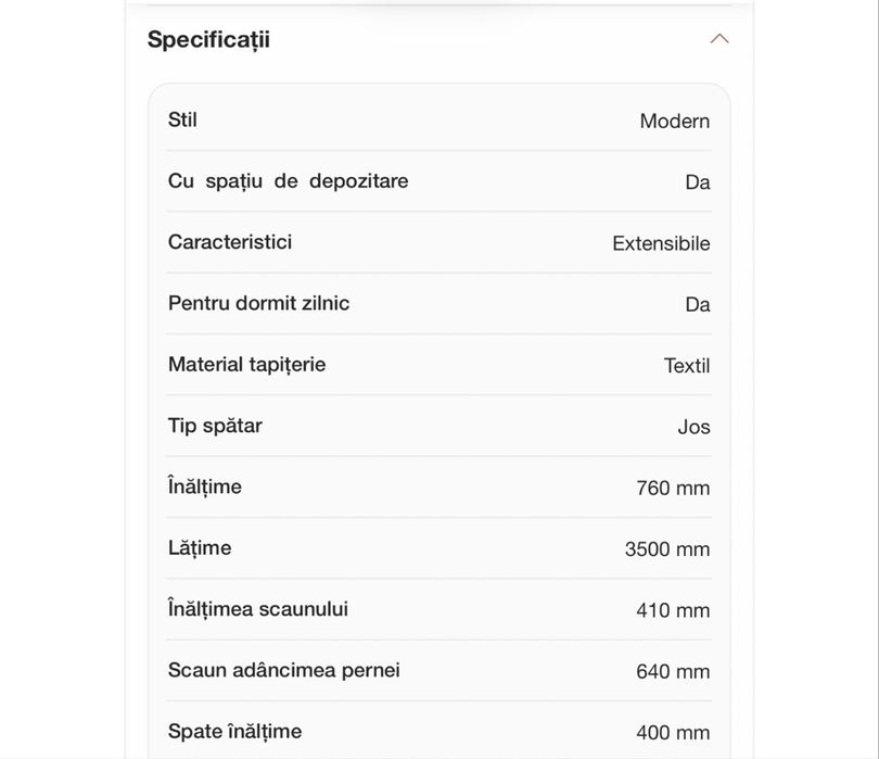 Coltar nou, utilizat doar cateva zile