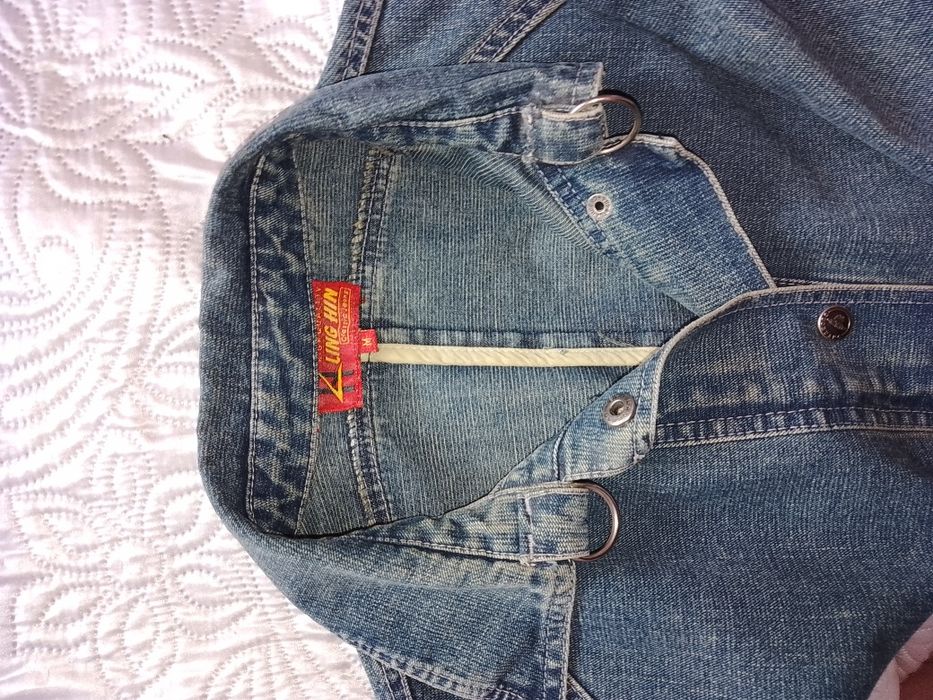 Тренчкот-плащ джинсовый