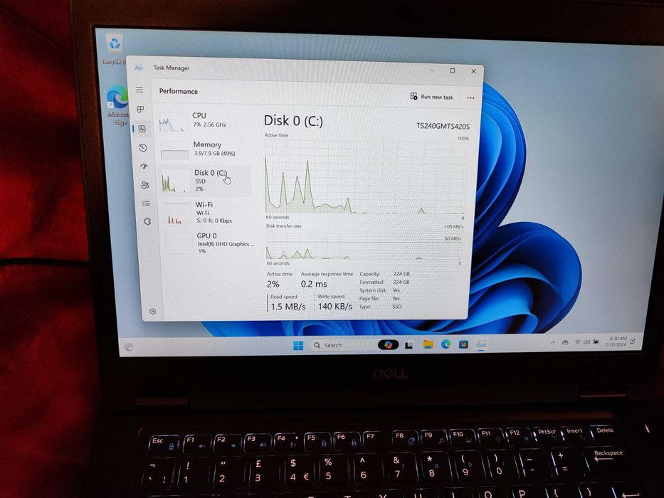 Dell Latitude 5490 14" FHD RAM 8GB SSD 240GB