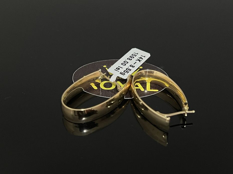 Bijuteria Royal CB: Cercei dama aur 14k 3,55gr