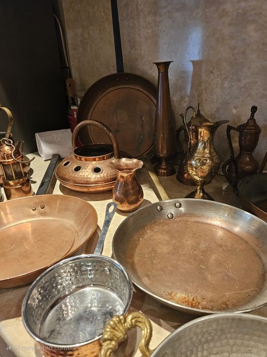 Медни тигани, чайници и др