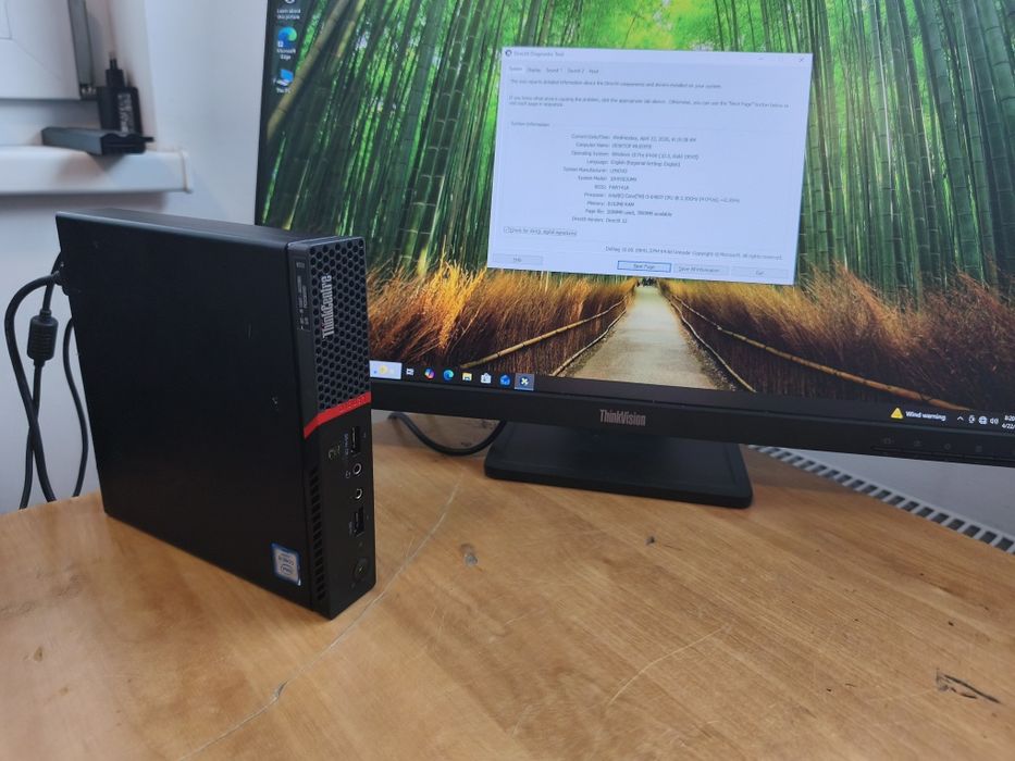 Mini pc Lenovo thinkcecter i5 Ram 8Gb ddr4 video 4Gb ssd Windows 10 office