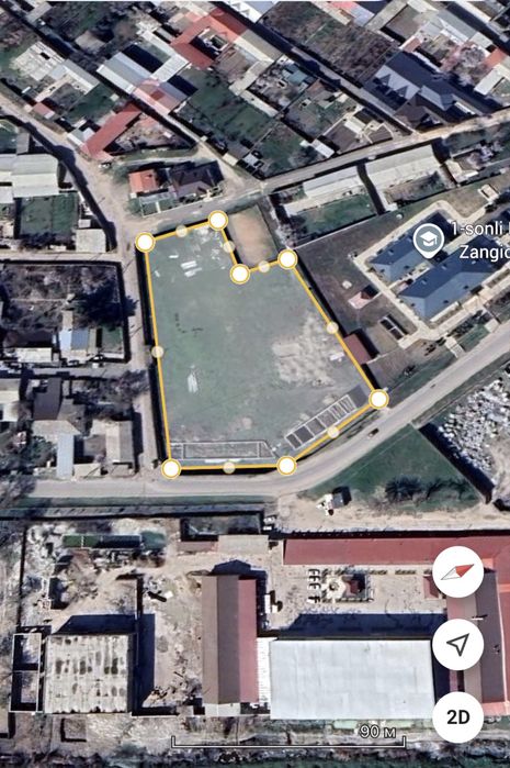 Земля продается 77 соток Занги ота район.