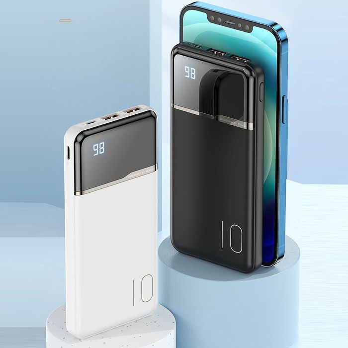 Преносима зарядна батерия Power Bank 10000 mAh USB