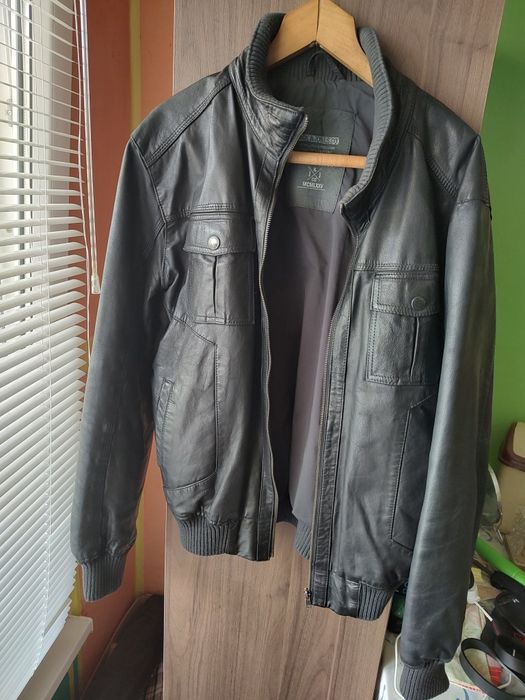 Мъжко яке естествена кожа