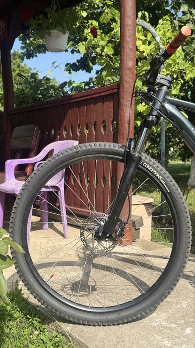 Mountain Bike Rockrider Explorer 500, revizie făcută, furcă servisată, stare foarte bună