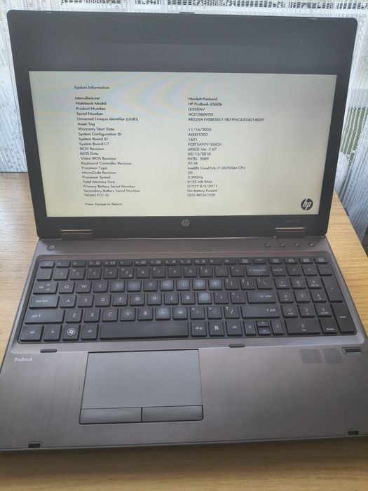 HP ProBook 6560b