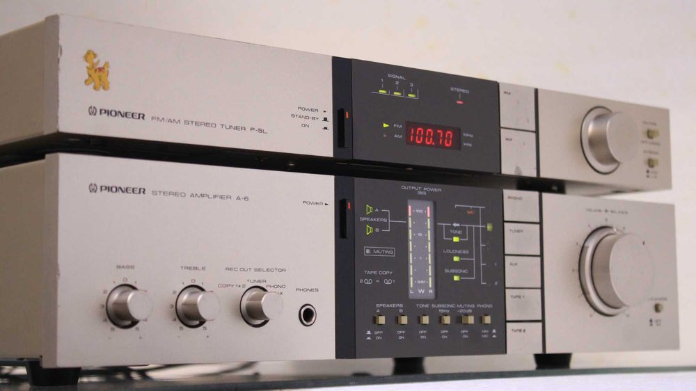 Statie+tuner Pioneer A-6(2x75W).