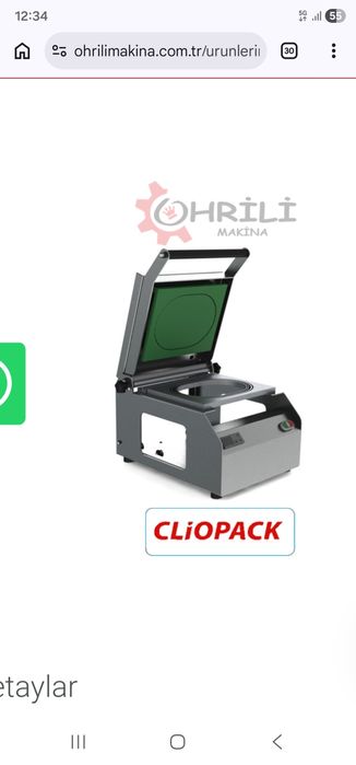 Masina profesionala Sigilat Caserola Cliopack 32 Germania