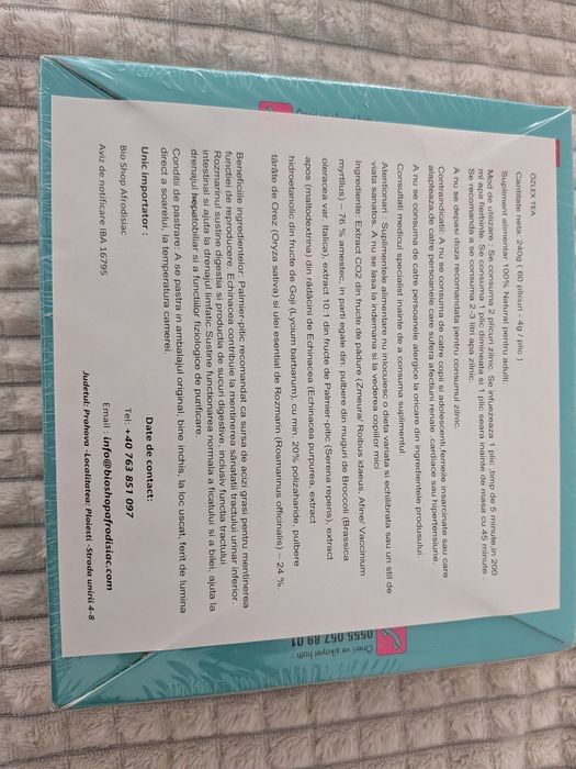 Ceai  Ozlex tea pt adulți