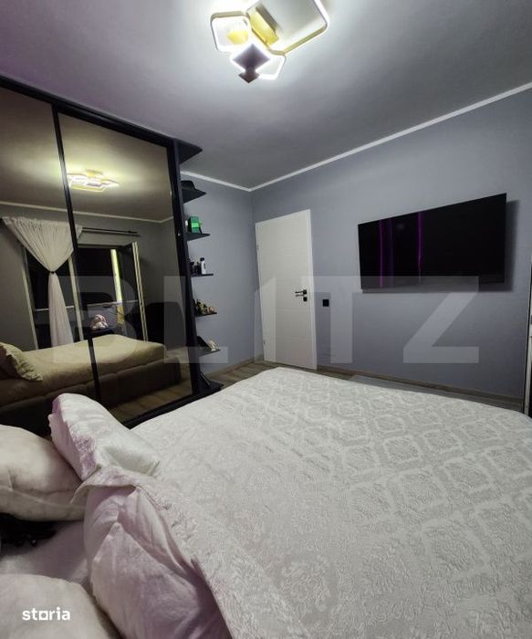 Apartament  3 camere, 70 mp, 2 bai, terasa, garaj, zona Teilor