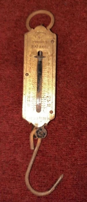 Автентично старо ръчно кантарче Pocket Balance,