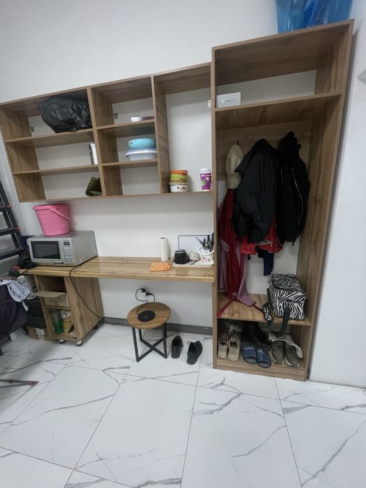 Шкаф полка прихожая горка