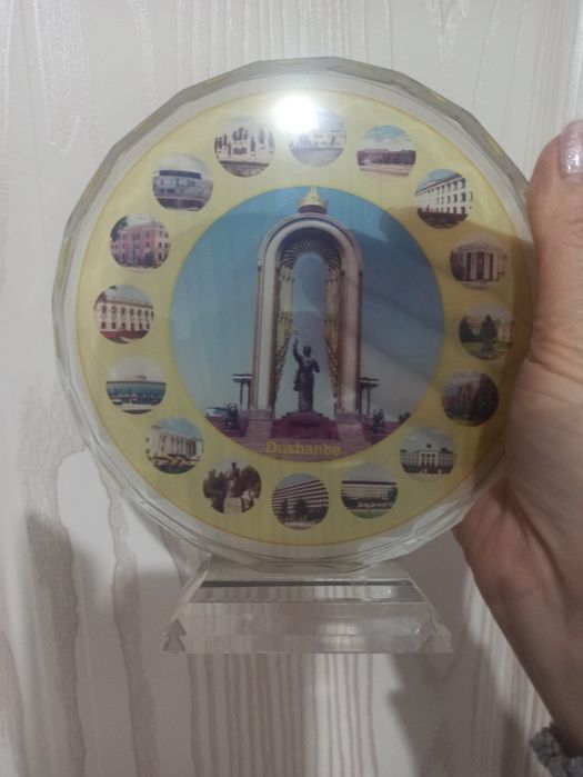 Сувенир стеклянный Душанбе