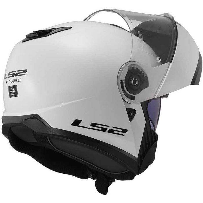 Casca modulara LS2 FF908 Strobe II Alb NOU cu eticheta!