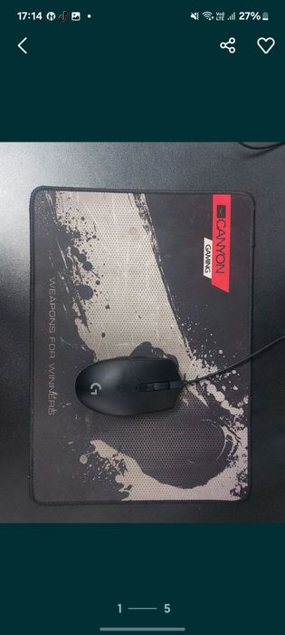 коврик CANYON и мышка Logitech G102