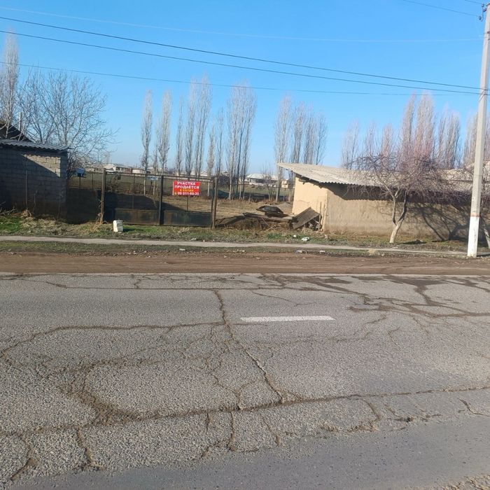 8 sotx  Bizness va qurilish uchun bo’sh yer!  Katta Yo’l yoqasida