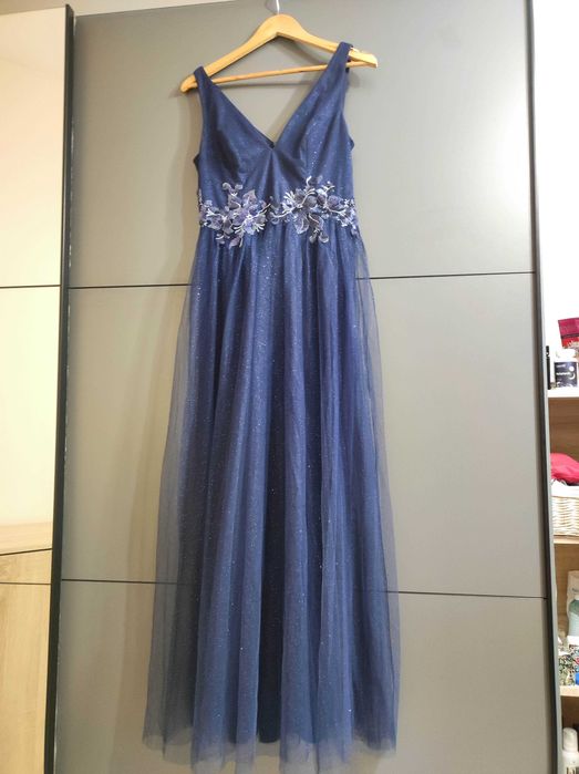 Официална синя рокля