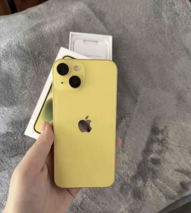 Iphone 14 цвет желтый