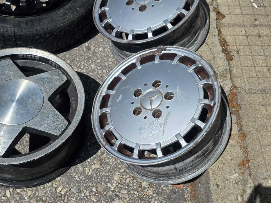 Лети джанти за Mercedes 15" 5x112 (W201 / W124) - 6Jx15 ET49 и Резервна гума патерица за 155/70/R17 110M Mercedes 2194000002