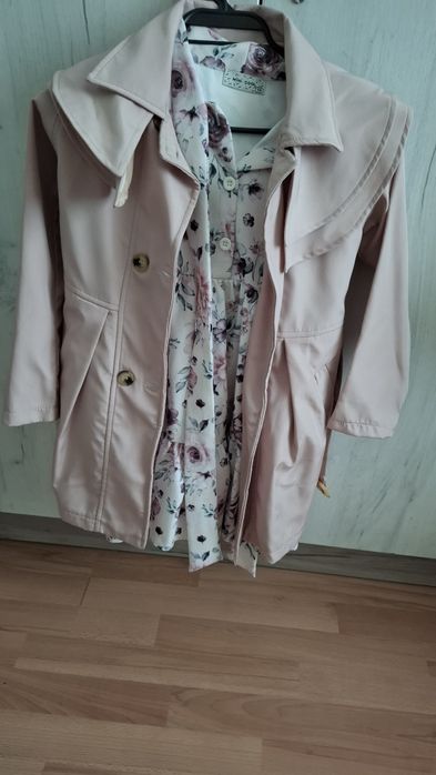 Детска рокля с шлифер